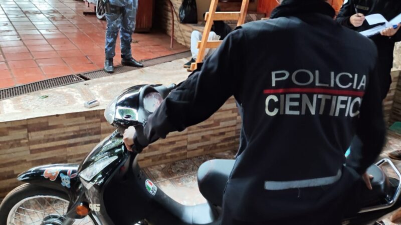 Secuestraron la moto de un menor de edad que hacía maniobras peligrosas en Iguazú