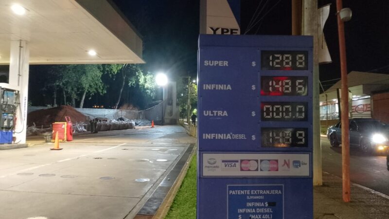 YPF incrementó los valores este domingo y se espera un aumento en Shell el lunes