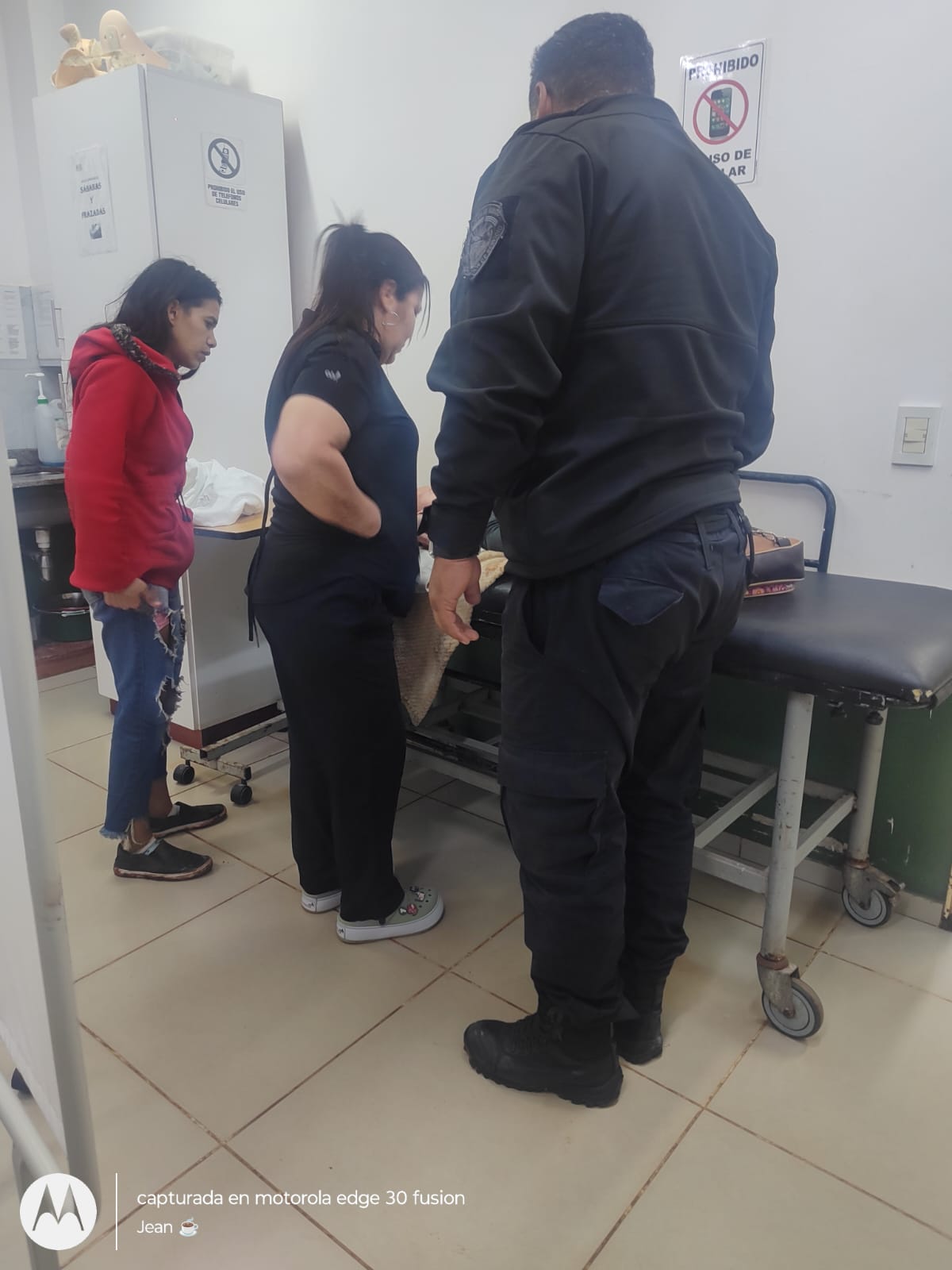 Policías asistieron a un bebe de 4 meses con dificultades para respirar