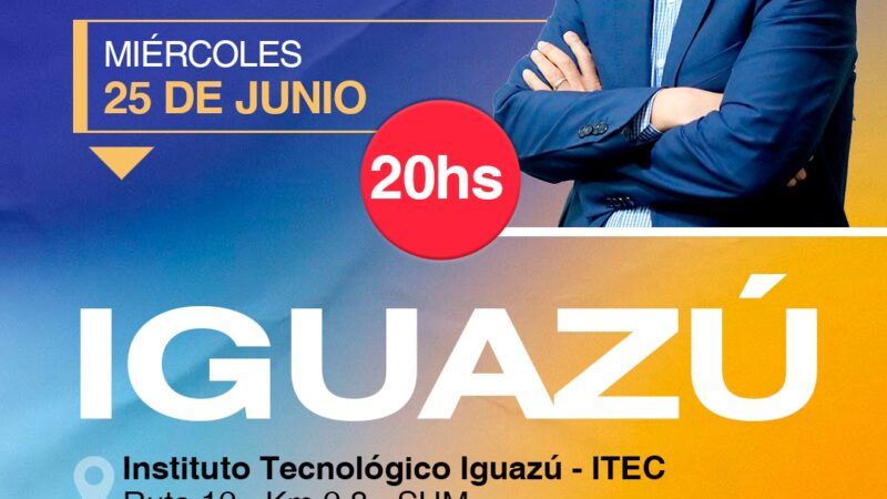 Bernardo Stamateas llega a Iguazú con su nuevo libro