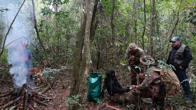 La unidad K9 de Bomberos Voluntarios y el can Midas perfeccionaron las técnicas de rescate