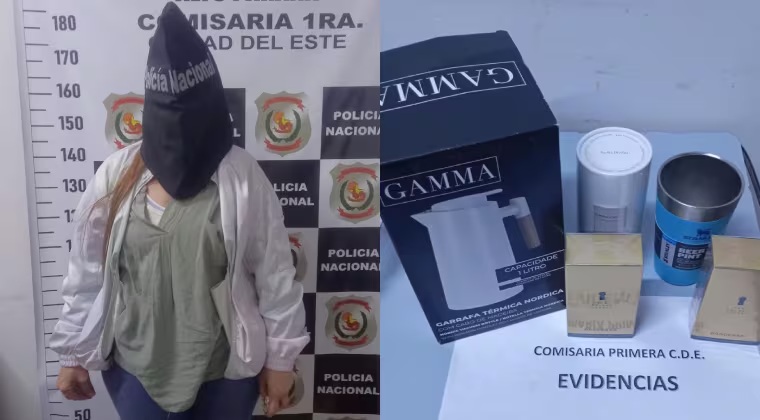 Detienen a argentina ‘in fraganti’ intentando robar en un shopping de Ciudad Del Este