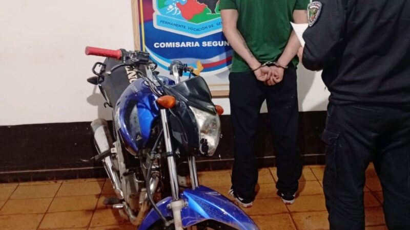 Prestó la moto, no se la devolvieron y la denunció como robada, terminó detenido