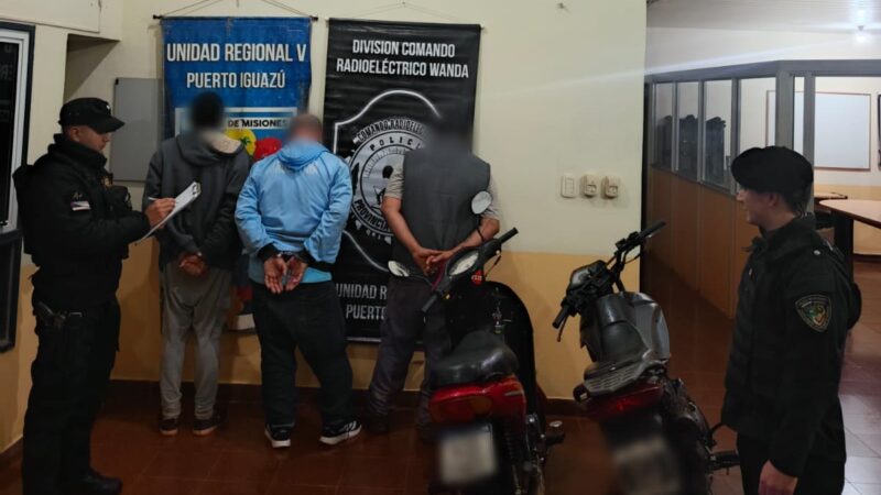 Tres ebrios terminaron tras las rejas por provocar disturbios en Wanda