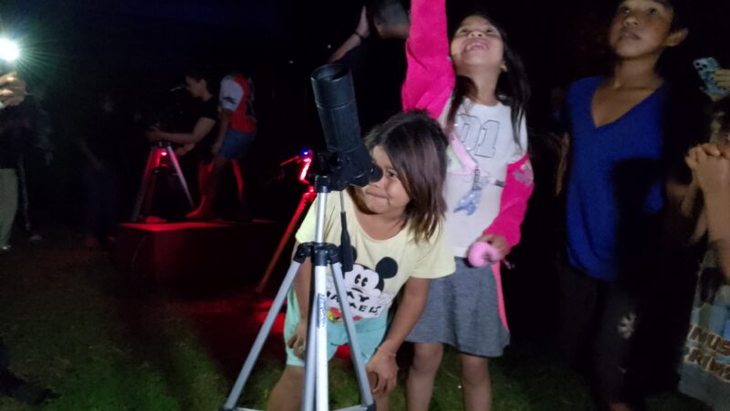 Integrantes de la comunidad Yryapu disfrutaron del cielo desde otra óptica