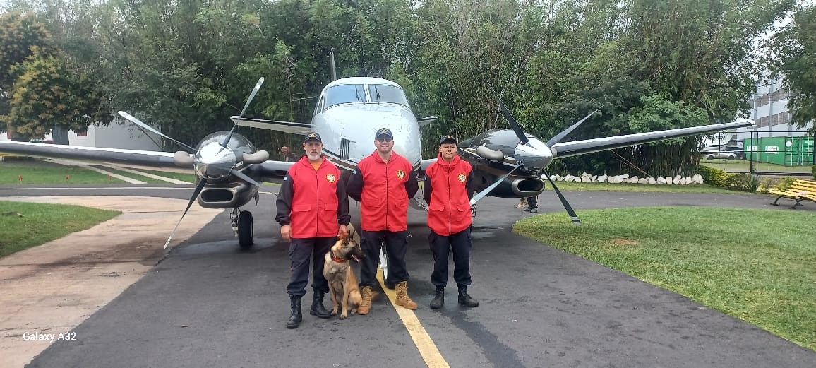 La Brigada K9 de Bomberos de Iguazú se unió a la búsqueda del argentino desaparecido en el Chaco paraguayo
