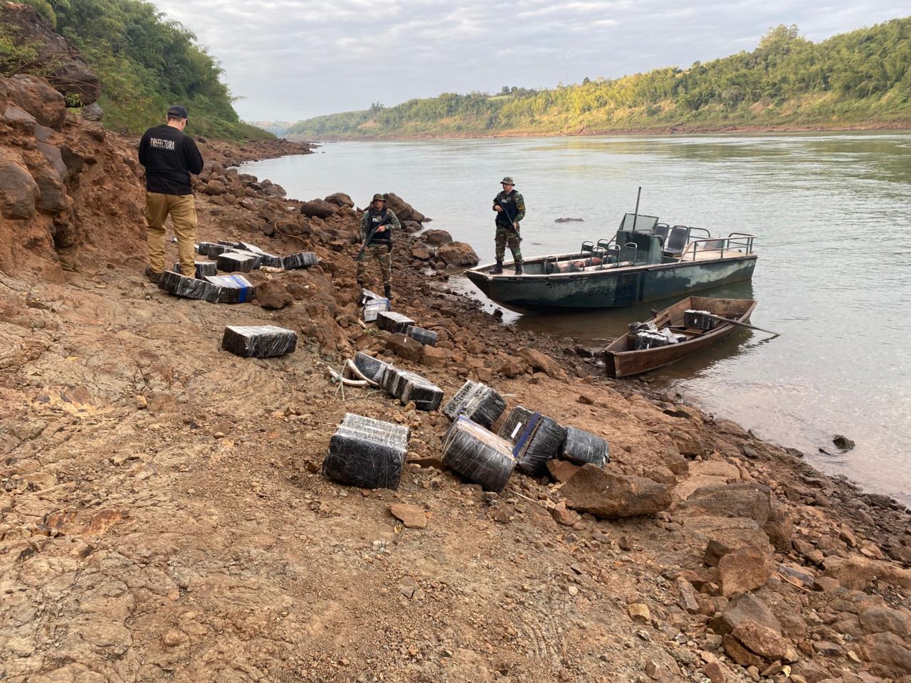 Prefectura incautó más de 500 kilos de sustancias ilícitas en Misiones