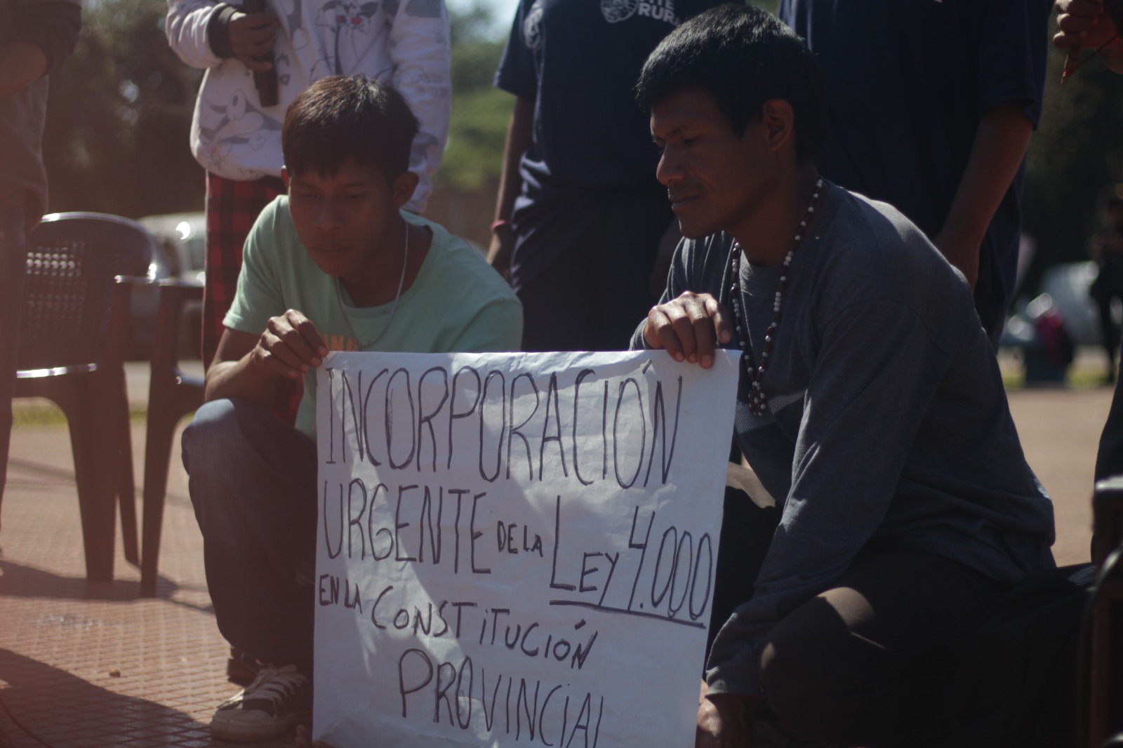 Comunidades Kokuereí 2 y Mbokayaty exigen agua, territorio y derechos frente a las Ruinas de San Ignacio
