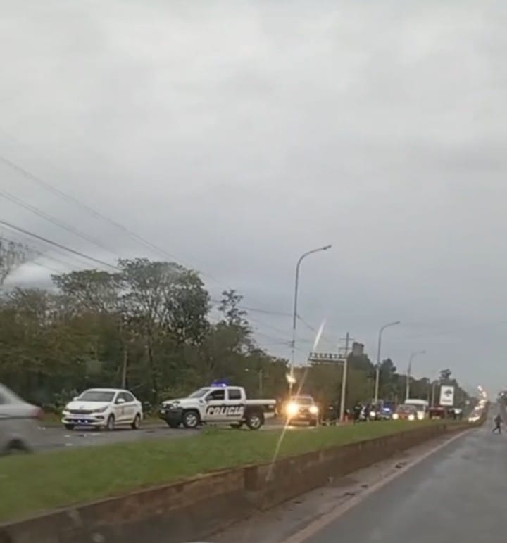 ‎Turista falleció mientras caminaba en autovía de acceso a Puerto Iguazú