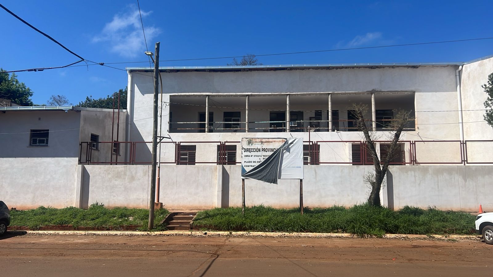 Concejales piden que se finalicen de forma urgente las obras de la escuela 746 Sudamérica