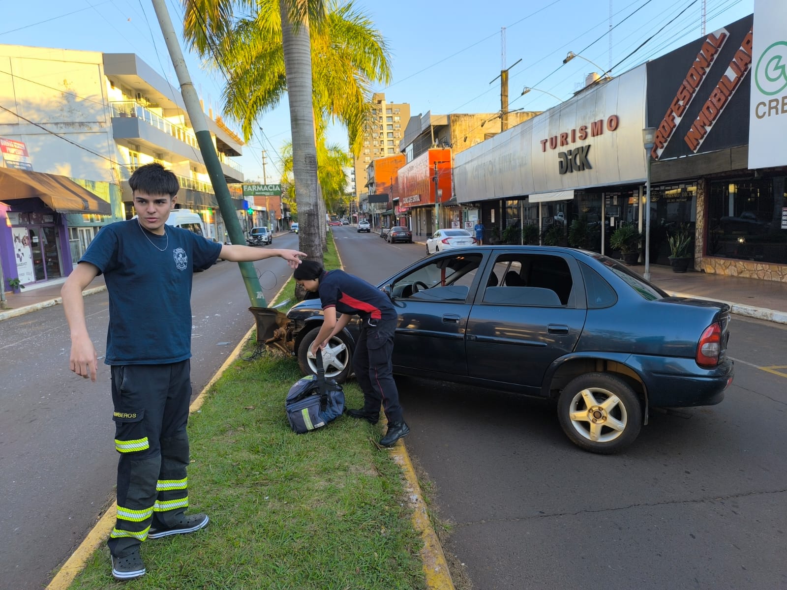 Domingo accidentado: Dos siniestros viales se registraron casi en simultaneo en Iguazú