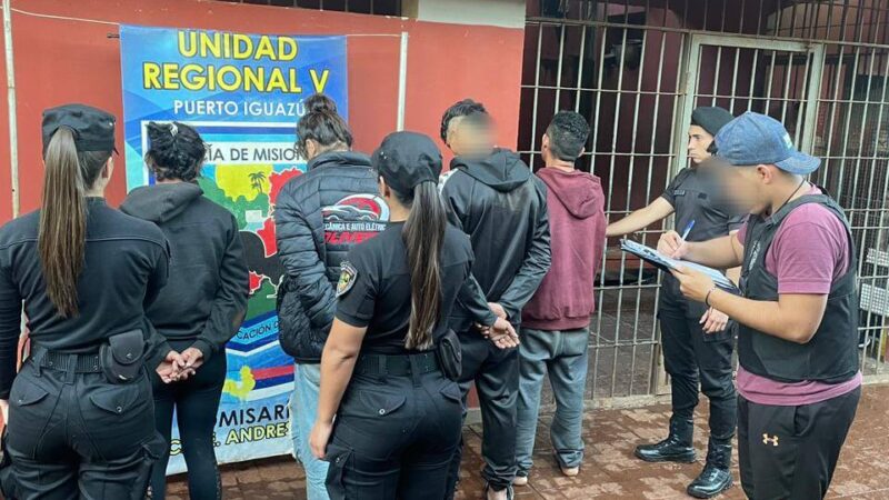 Cuatro integrantes de una banda brasileña roba-coches fueron capturados en Andresito