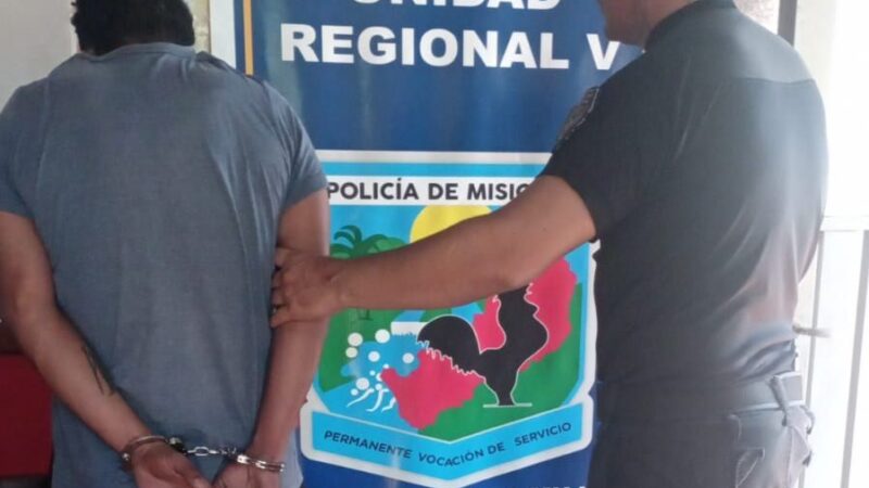 Violento terminó detenido por agredir a su expareja
