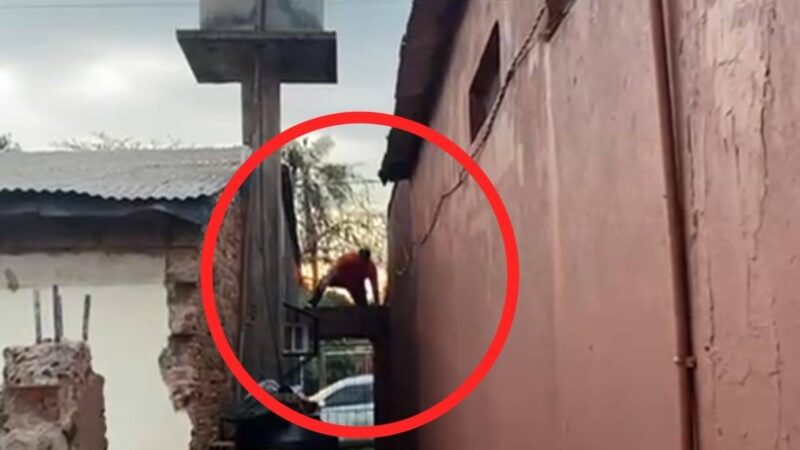 Saltó el portón; ingresó a la vivienda de su ex pareja incumpliendo las medidas restrictivas
