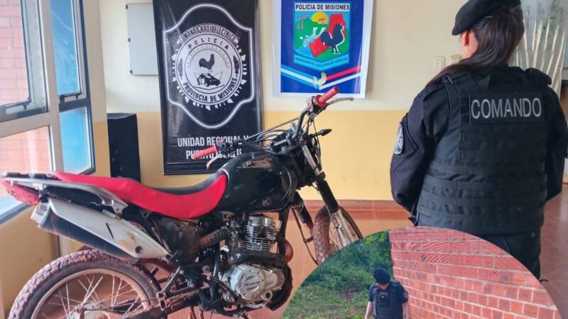 Recuperaron 4 motocicletas robadas y detuvieron a 2 personas involucradas