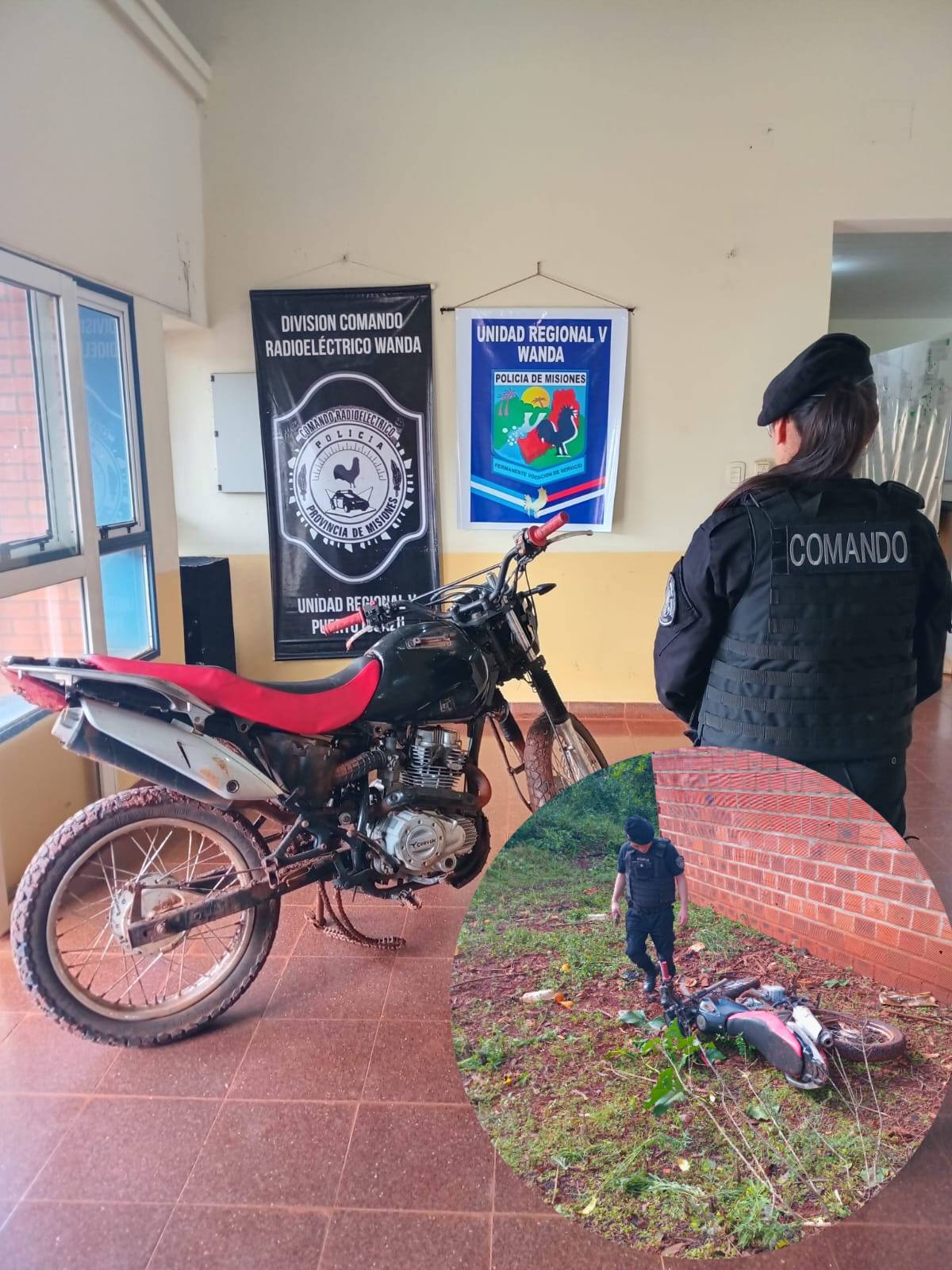 Recuperaron 4 motocicletas robadas y detuvieron a 2 personas involucradas