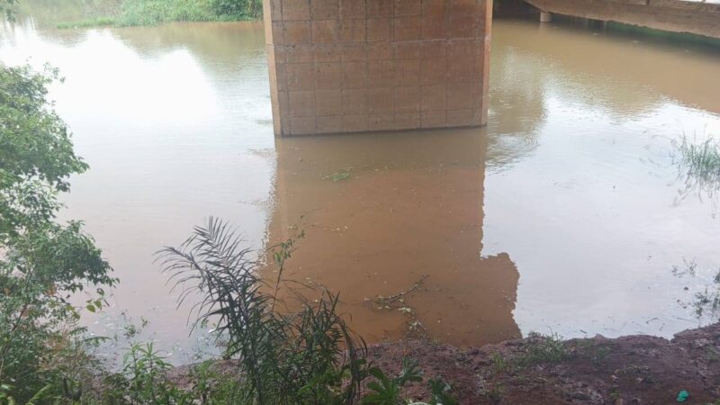 Despiste y caída al arroyo dejó dos personas hospitalizadas en Wanda