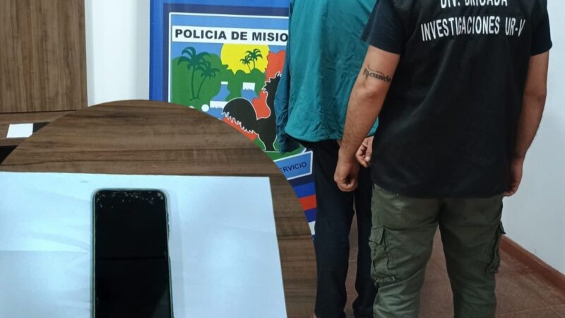 Delincuente reincidente fue arrestado en Iguazu involucrado en un hecho de robo