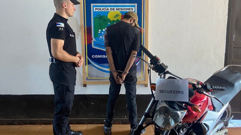 Cayó «chicharra» escapaba de los investigadores con una motocicleta robada.