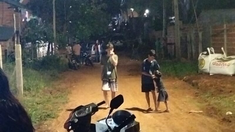 Iguazú: Asesinaron a un joven en la vía publica en barrio Las Palmeras