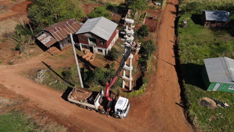 Se energizarán 39 kilómetros de la nueva línea de Media Tensión entre San Vicente y San Pedro