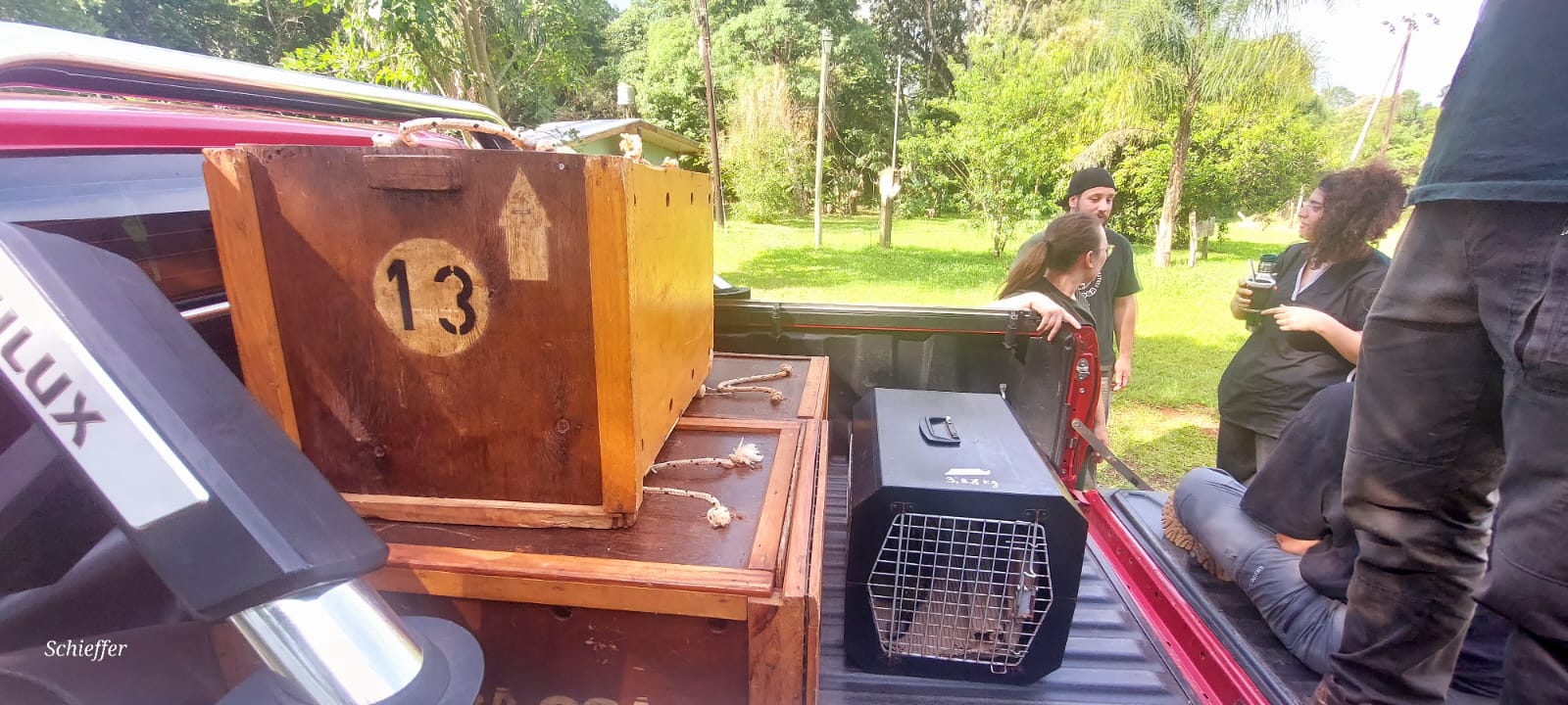 Güira Oga liberó animales tras varios meses de rehabilitación