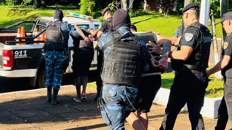 Tres brasileños de Río de Janeiro con antecedentes por narcotráfico fueron detenidos en Misiones