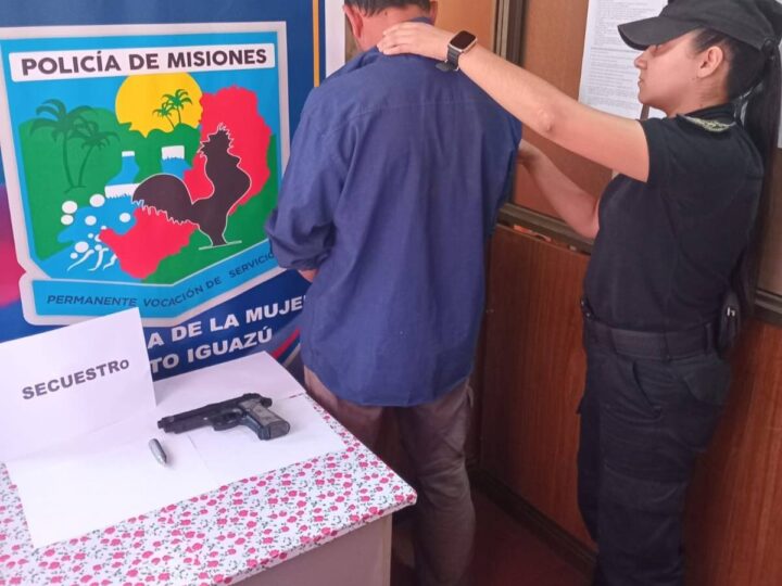Violento fue detenido por amenazar de muerte a su concubina en Puerto Iguazú