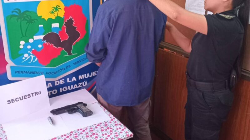 Violento fue detenido por amenazar de muerte a su concubina en Puerto Iguazú