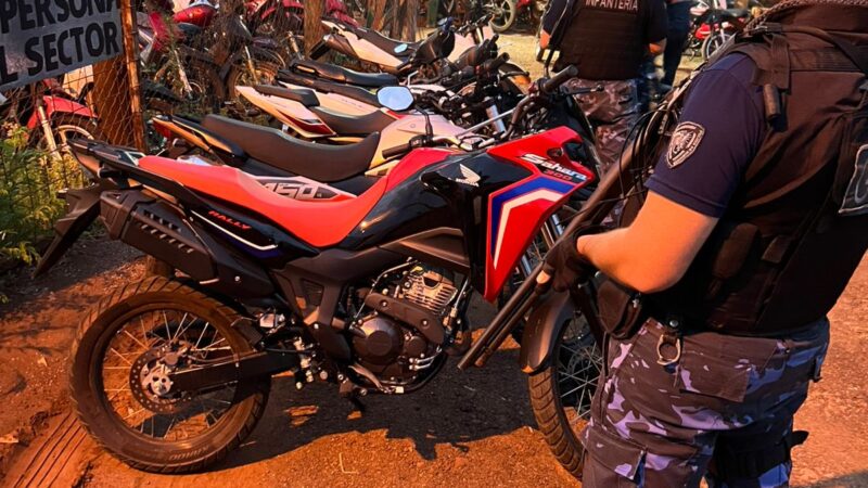 Secuestraron cinco motos tras desactivar picadas clandestinas en Puerto Iguazú