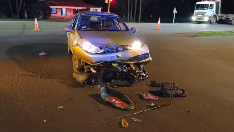 Una joven falleció y un adolescente resultó gravemente herido tras un siniestro vial en Wanda