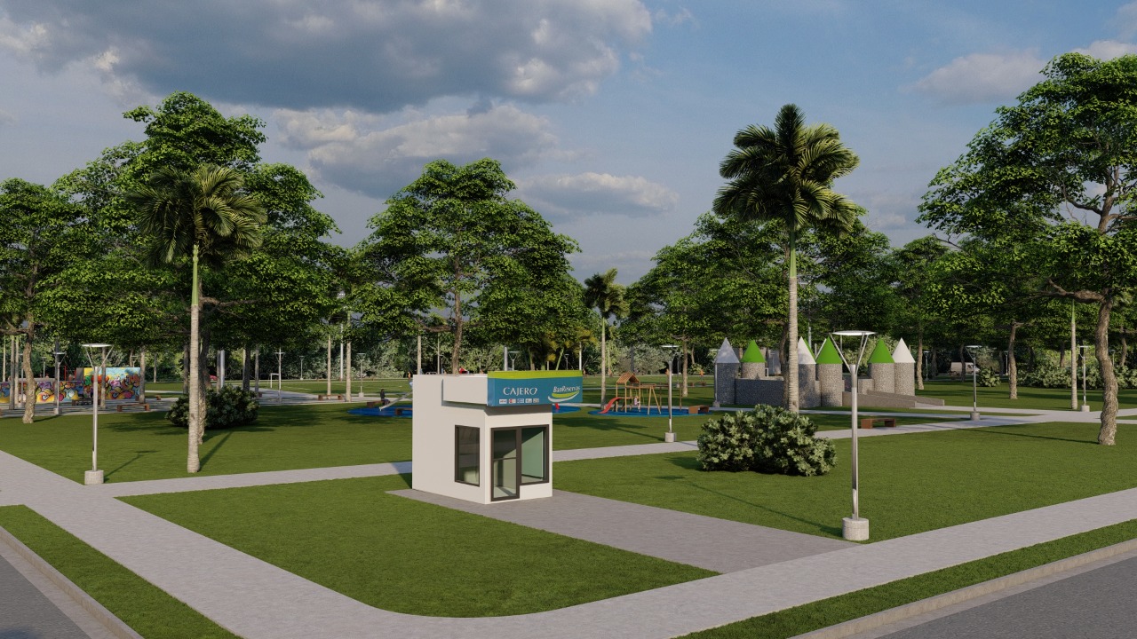 Imagen del proyecto de puesta en valor de la plaza de Los Niños