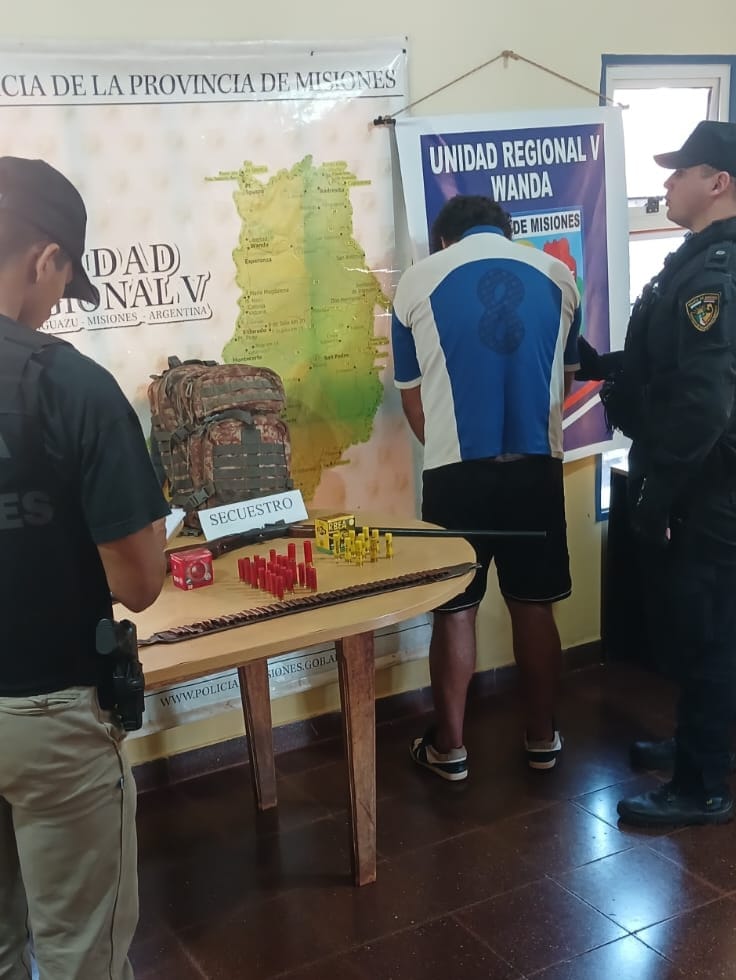 Capturaron a uno de los asaltantes del camión de reparto en la Ruta 19 de Wanda