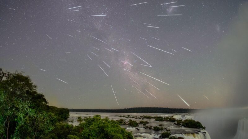 Lluvia de meteoros Gemínidas iluminó el cielo del Parque Nacional Iguazú