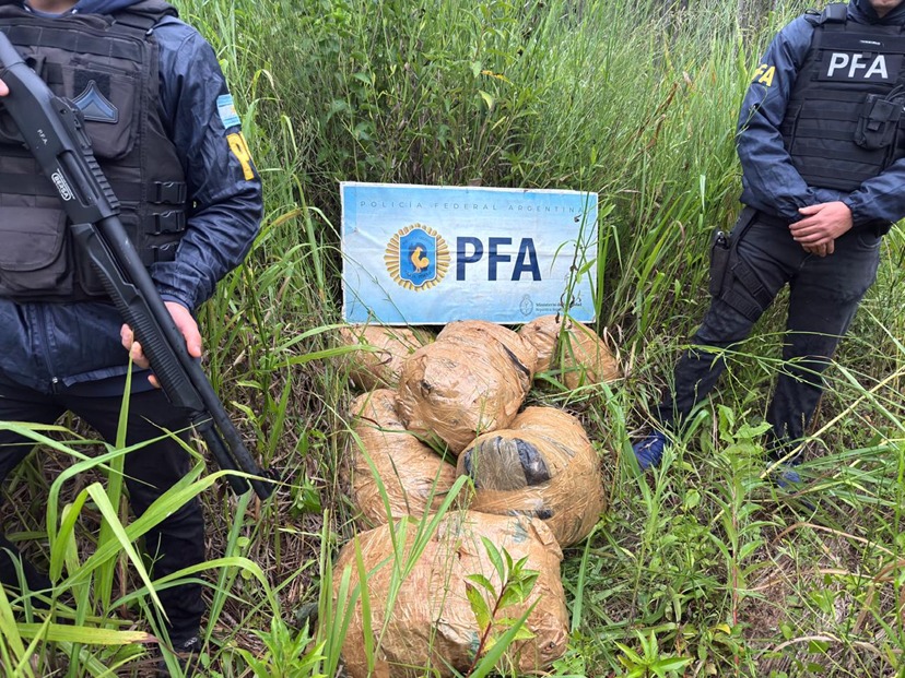 Puerto Esperanza: incautaron más de 200 kilos de marihuana en cercanías a un balneario