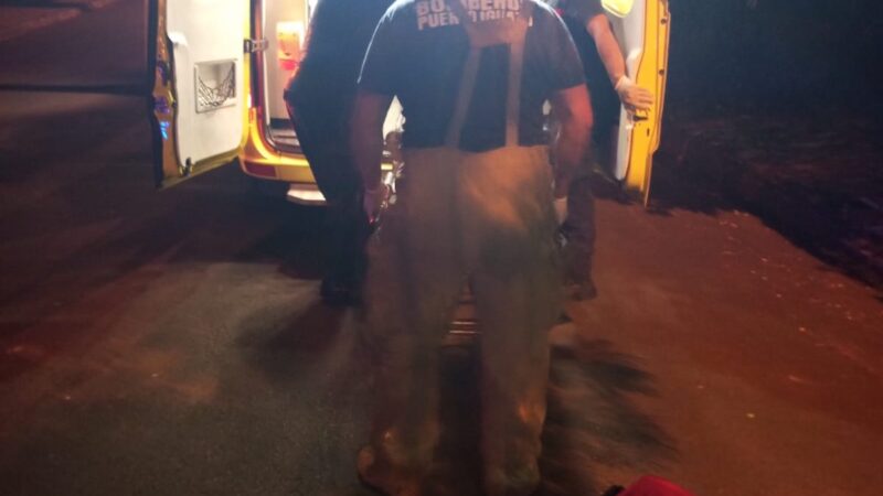 Despistó con su motocicleta y resultó con heridas leves