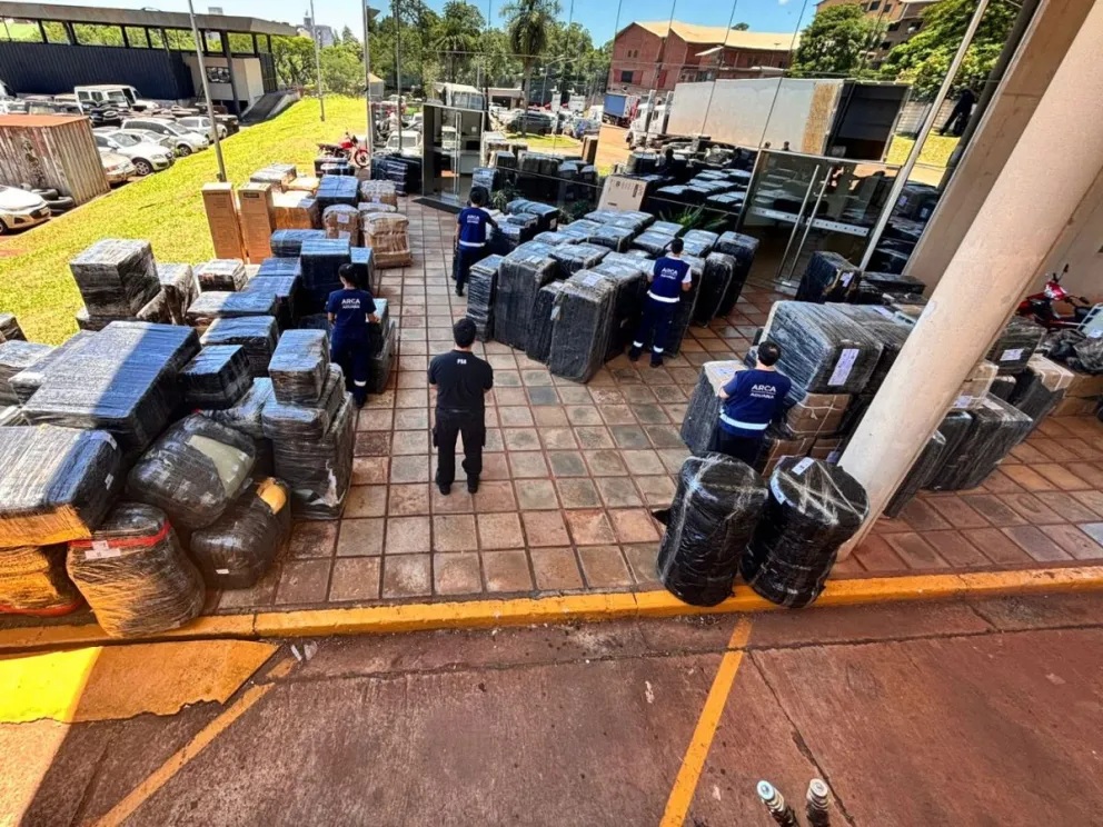 Puerto Iguazú: incautan mercadería de contrabando valuada en $260 millones