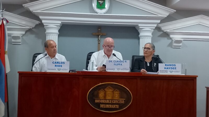 Filippa dejó inaugurado el periodo legislativo 2026 de Puerto Iguazú.