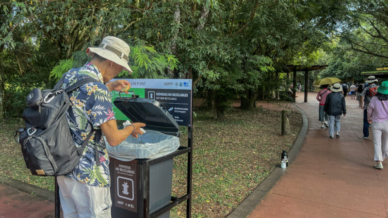 Con la implementación de «Puntos limpios» buscan mejorar la gestión de residuos en el Parque Nacional Iguazú