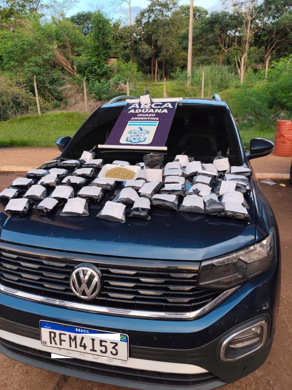 Iguazú: un brasileño que intentaba salir del país con 225 mil cápsulas para armas de fuego