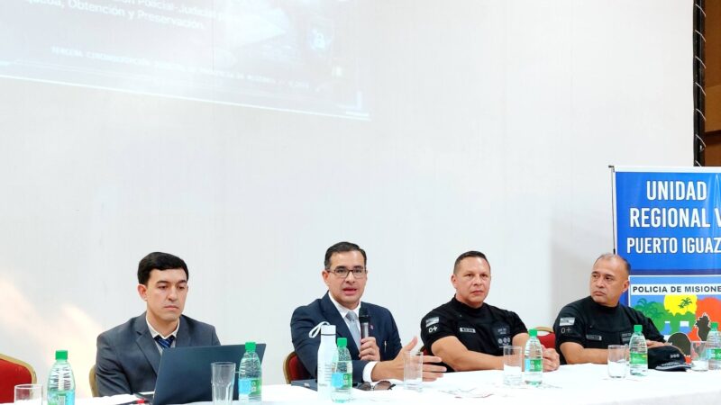 Iguazú: Capacitaron a policías de la zona norte en ciber crimen