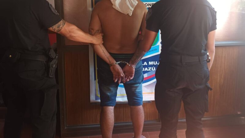 Puerto Iguazú: Amenazó a su expareja con un palo, atacó a policías y terminó detenido