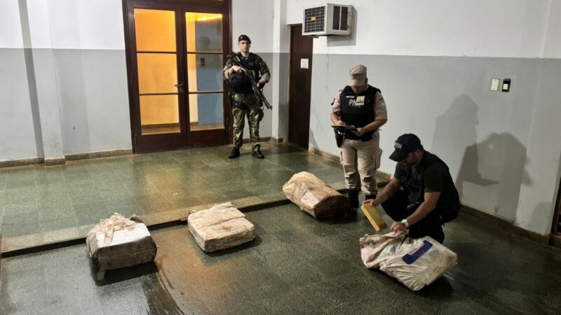 Prefectura secuestró más de 100 kilos de droga en Paraje Hipolito