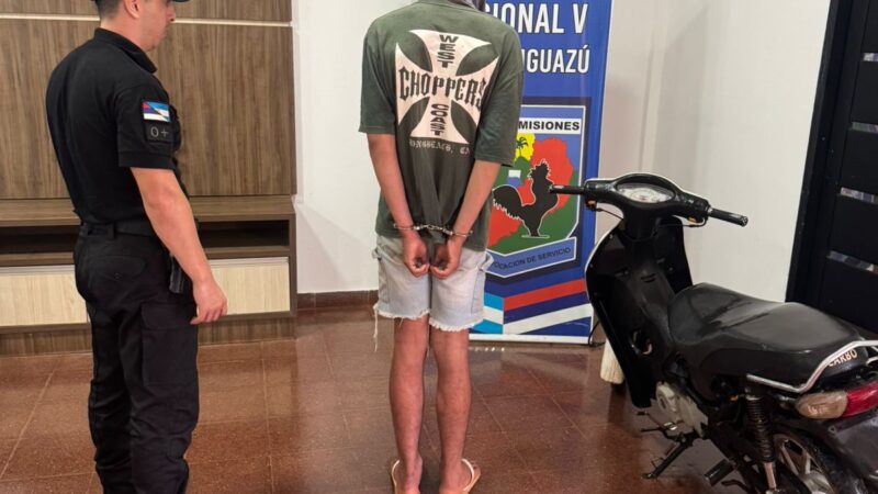 Se creía canchero pero detenido por maniobras peligrosas