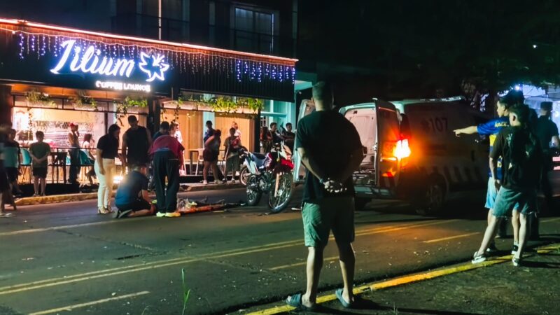 Menor de edad resultó con heridas graves tras una colisión entre dos motocicletas