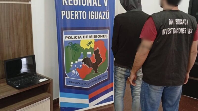 Rompió un candado para ingresar a un comercio y se llevó una notebook