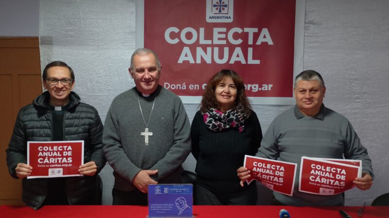 Lanzaron la Colecta Anual de Caritas bajo el lema “70 años alentando al a esperanza”