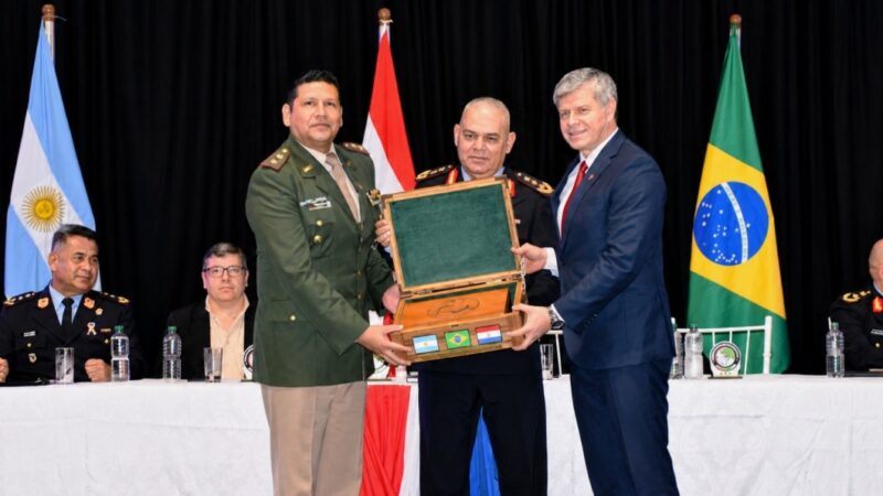 Gendarmería Nacional asumió la Presidencia Pro Tempore del Comando Tripartito de la Triple Frontera