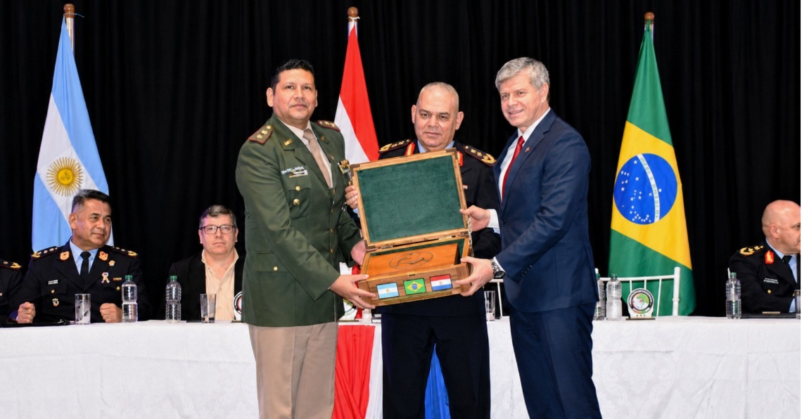 Gendarmería Nacional asumió la Presidencia Pro Tempore del Comando Tripartito de la Triple Frontera