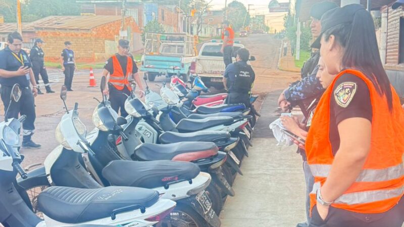 Más de 30 motos secuestradas en operativos contra “picadas” y “wheelie”